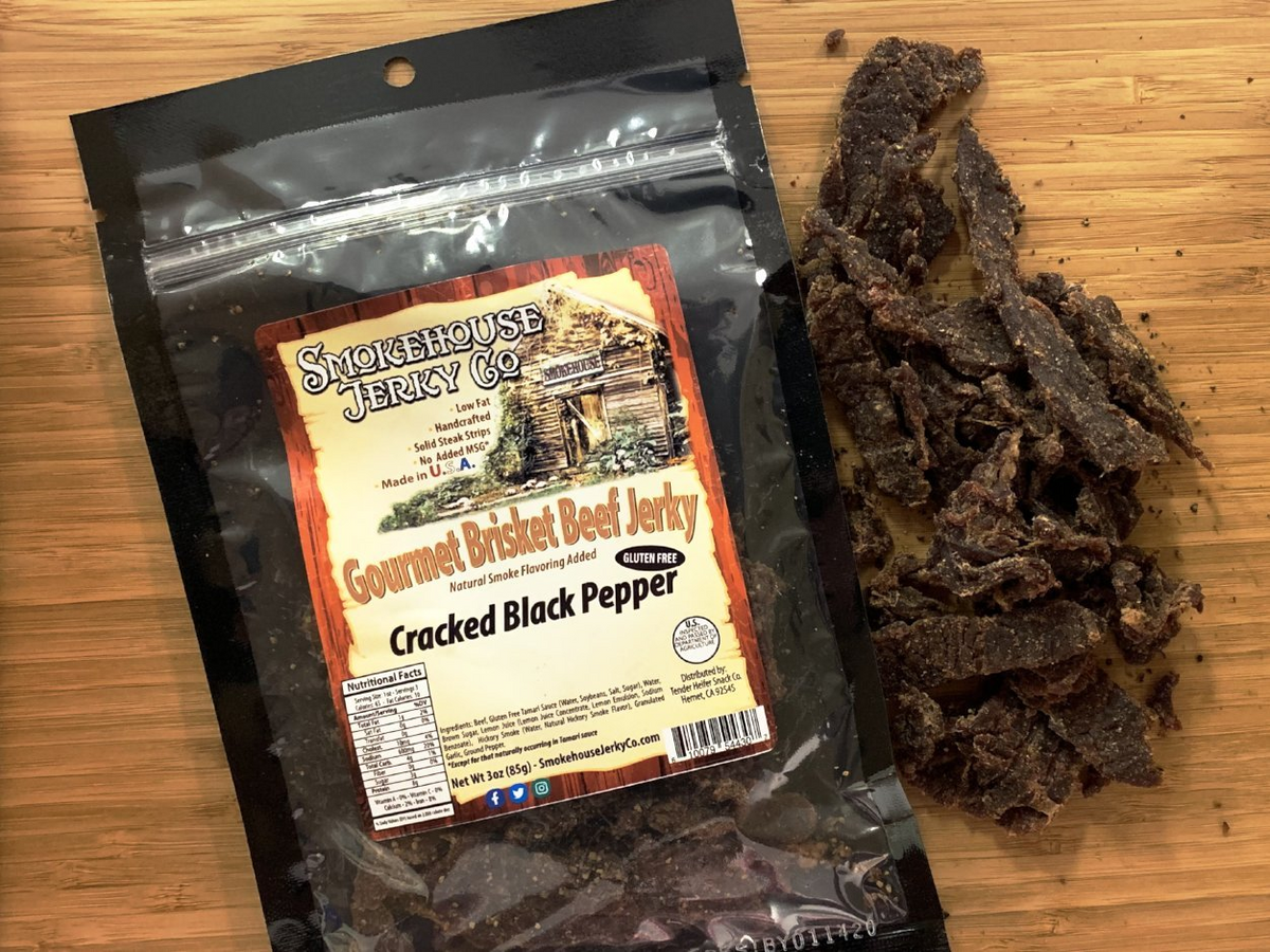 Cracked Black Pepper Beef Jerky - 3 oz & 7 oz