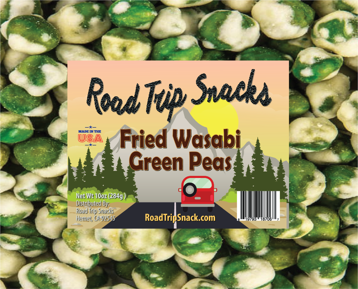 Fried Wasabi Green Peas - 10 oz