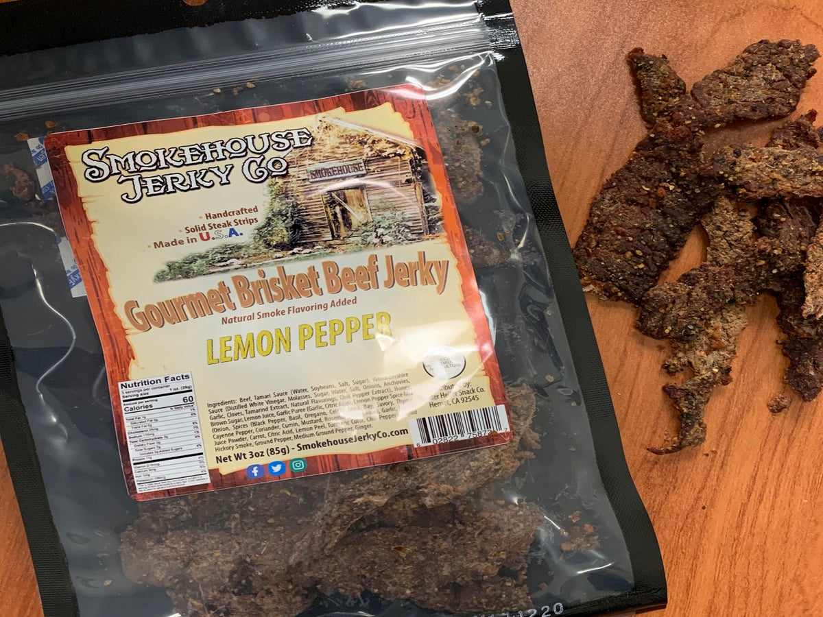 Lemon Pepper Beef Jerky - 3 oz