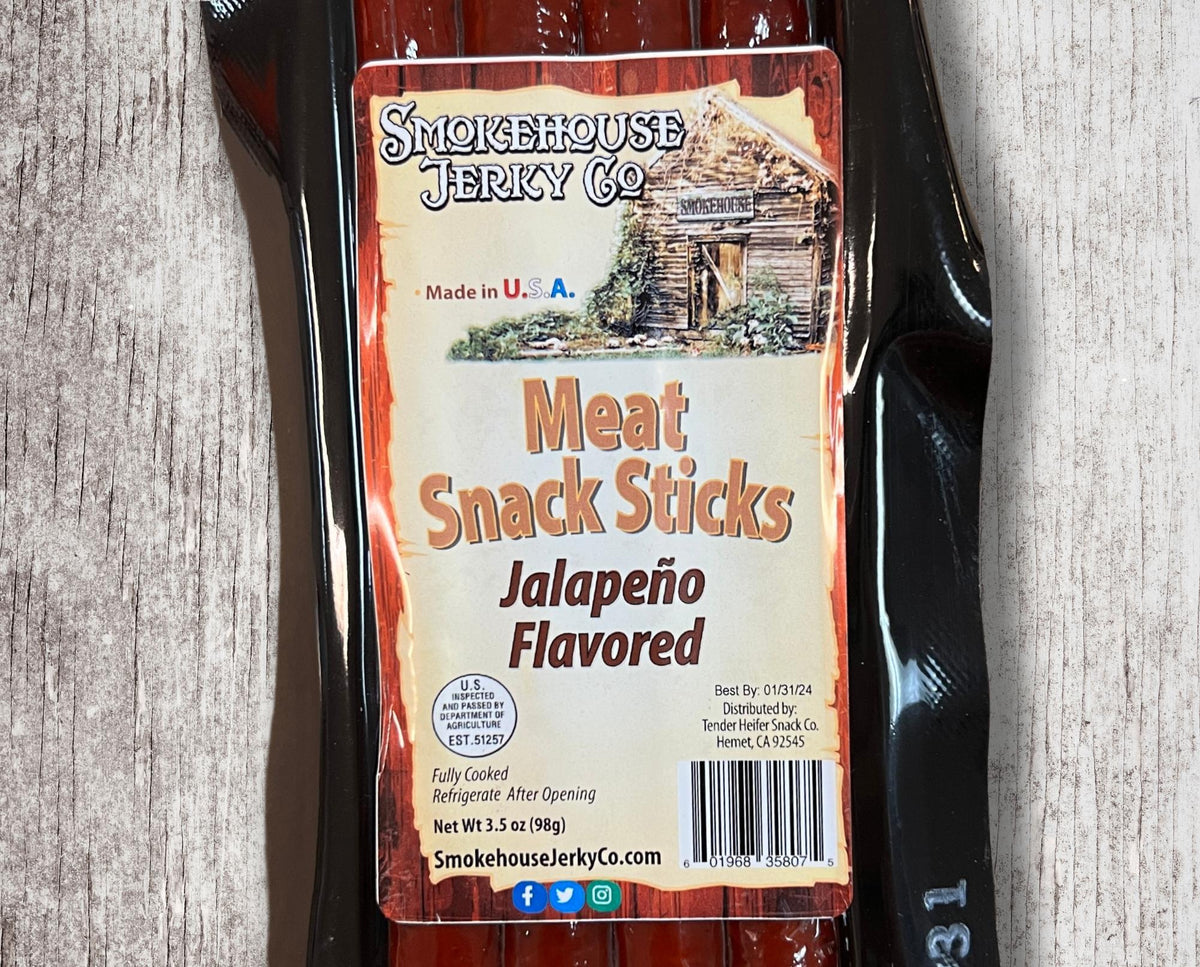 Meat Snack Sticks Jalapeno Flavored - 3.5 oz
